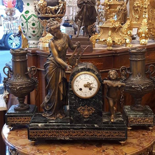 پایه ساعت شمعدان فرانسوی فروشگاه چک لوستر