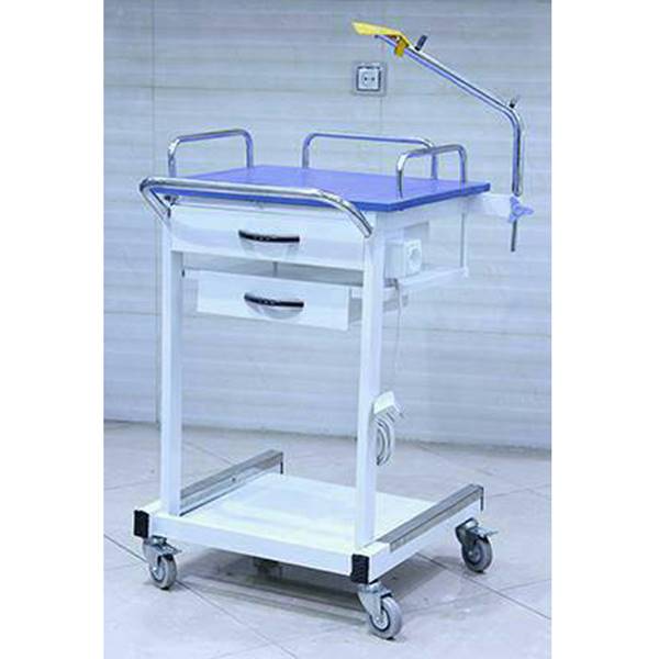 تجهیزات پزشکی آرمان 66978015-021 تولید کننده ترالی نوار قلب بیمارستانی EKG