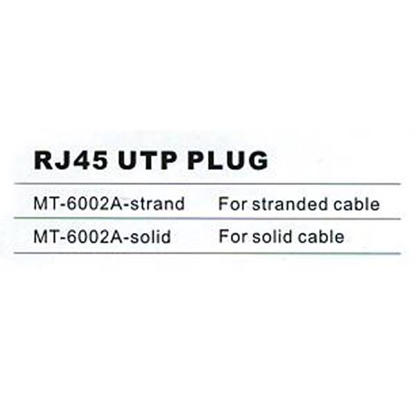 نتورک کابل Network Cable سر سوکت cat.6 شبکه RJ45 UTP PLUG