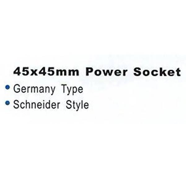 پریز برق Power Socket 45*45mm