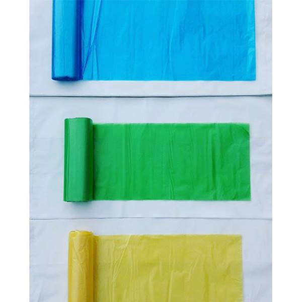 انواع کیسه زباله زرد سبز آبی 3 رول جیرینگ پلاست