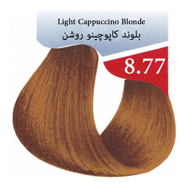 رنگ مو بلوند کاپوچینو روشن سیمون فروشگاه آرایشی و بهداشتی تماشایی
