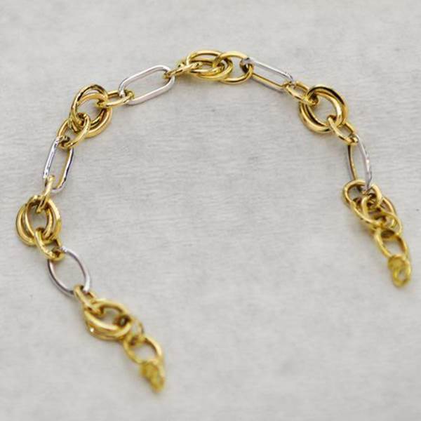 خرید دستبند طلا زنجیری تولیدی طلا و جواهر مرسده