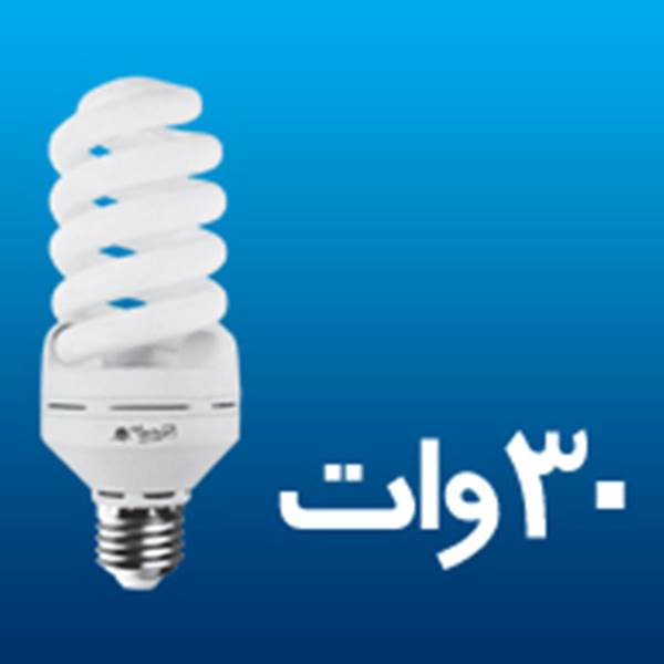 الکترو سهیل توس لامپ کم مصرف 30 وات پارس شعاع