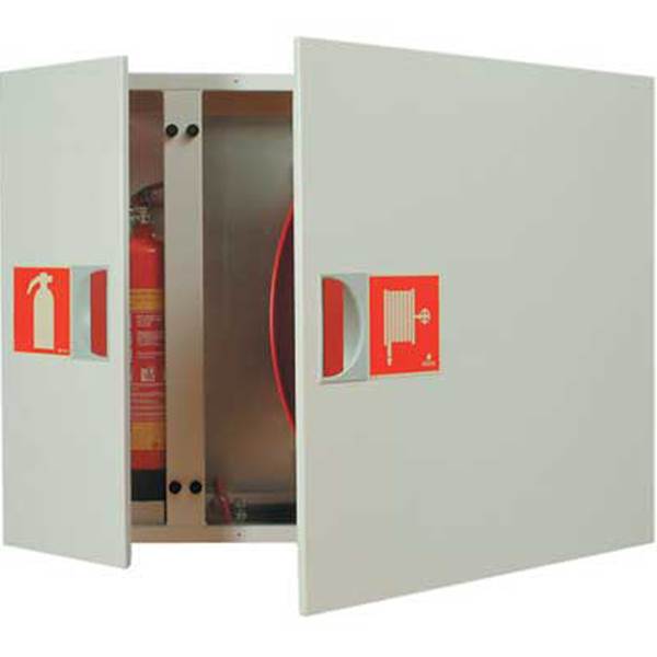 جعبه اتش نشانی دو کابین استیل توکار ایمن ایده ی سناپاد44478597-021