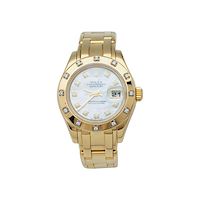 Rolex pearl master full gold زنانه